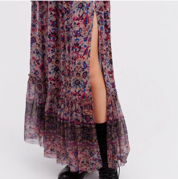 Free People Moroccan Print Skirt - Picture 2 of 8